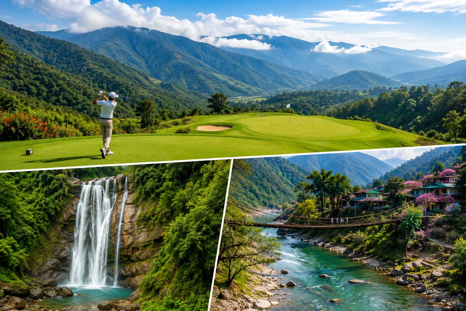 Best of North East India Golf and Sightseeing